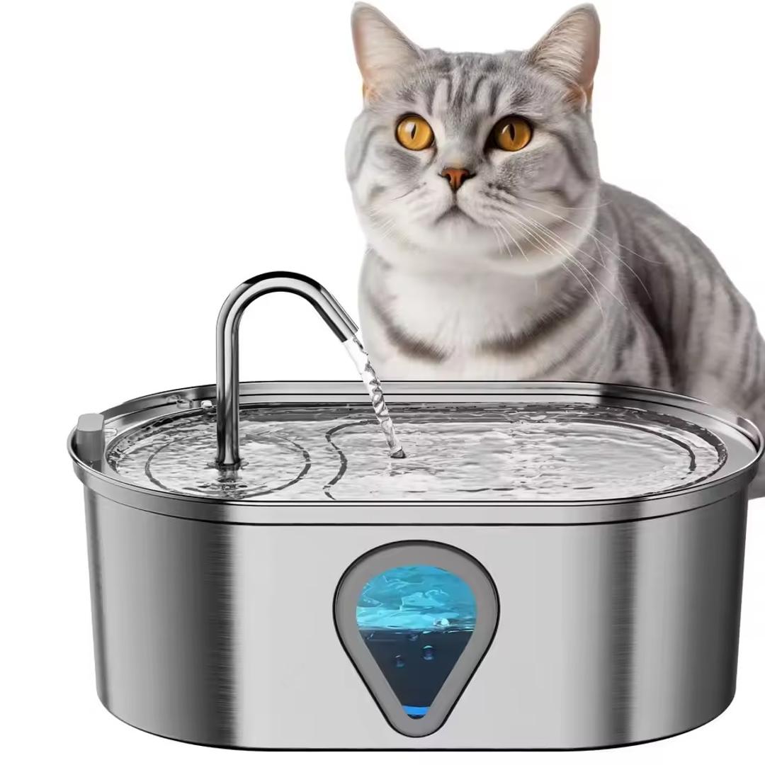 Cat & Dog Water Fountain Made with Stainless Steel