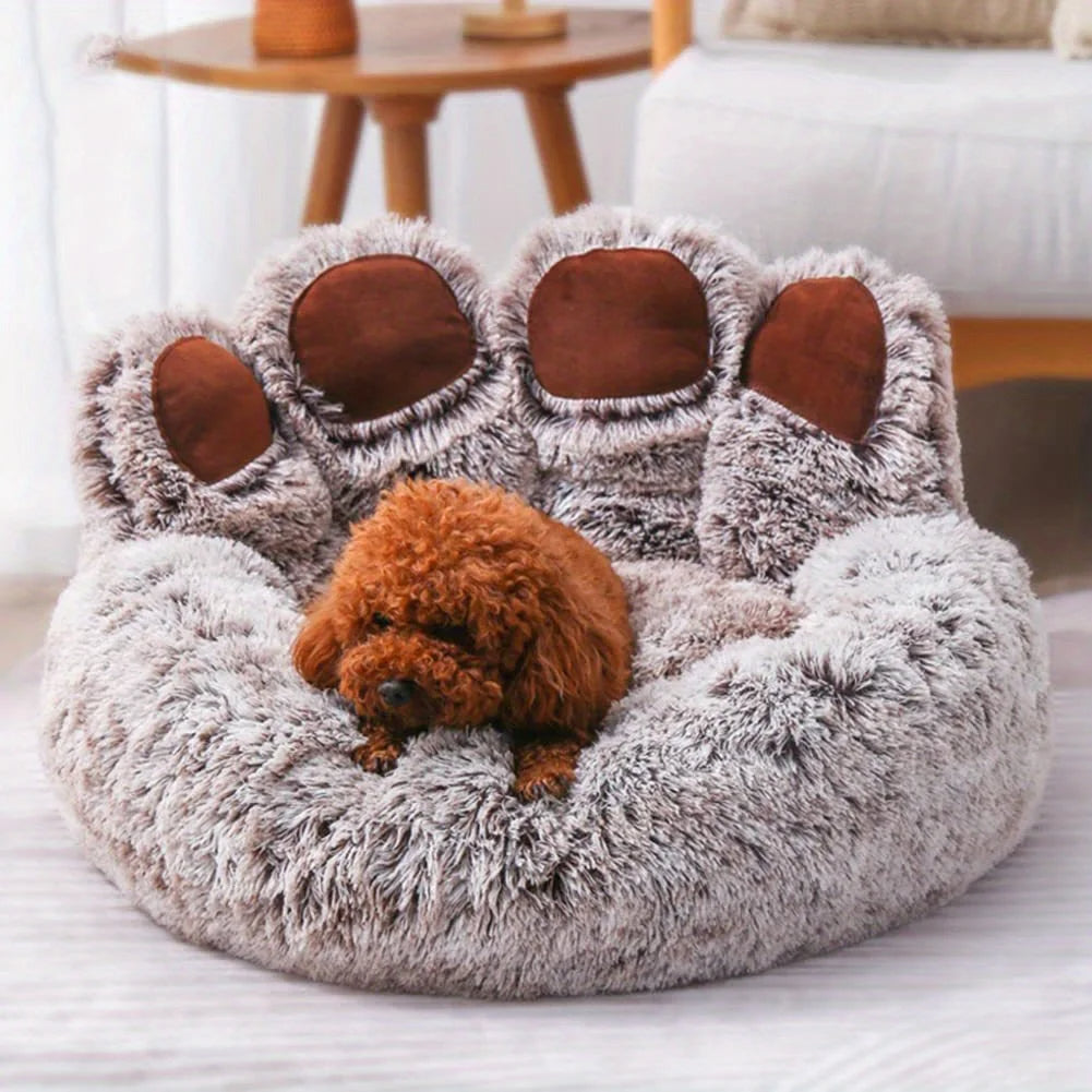 Bear Paw Shaped Pet Bed