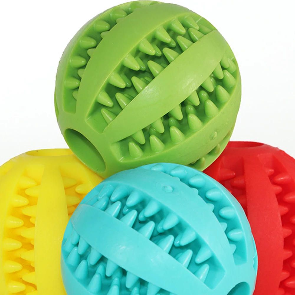 Pet Dog Toy Chew Ball Interactive Rubber Balls