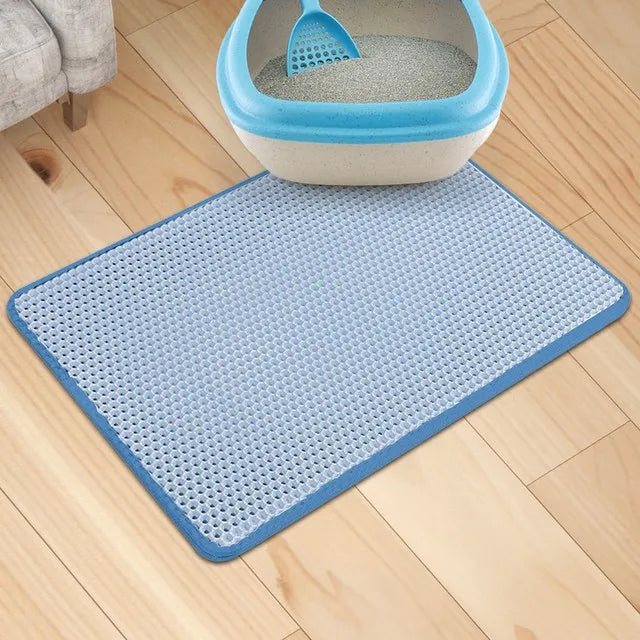 Waterproof Double Layer EVA Foldable Pet Cat Litter Mat