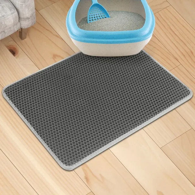 Waterproof Double Layer EVA Foldable Pet Cat Litter Mat