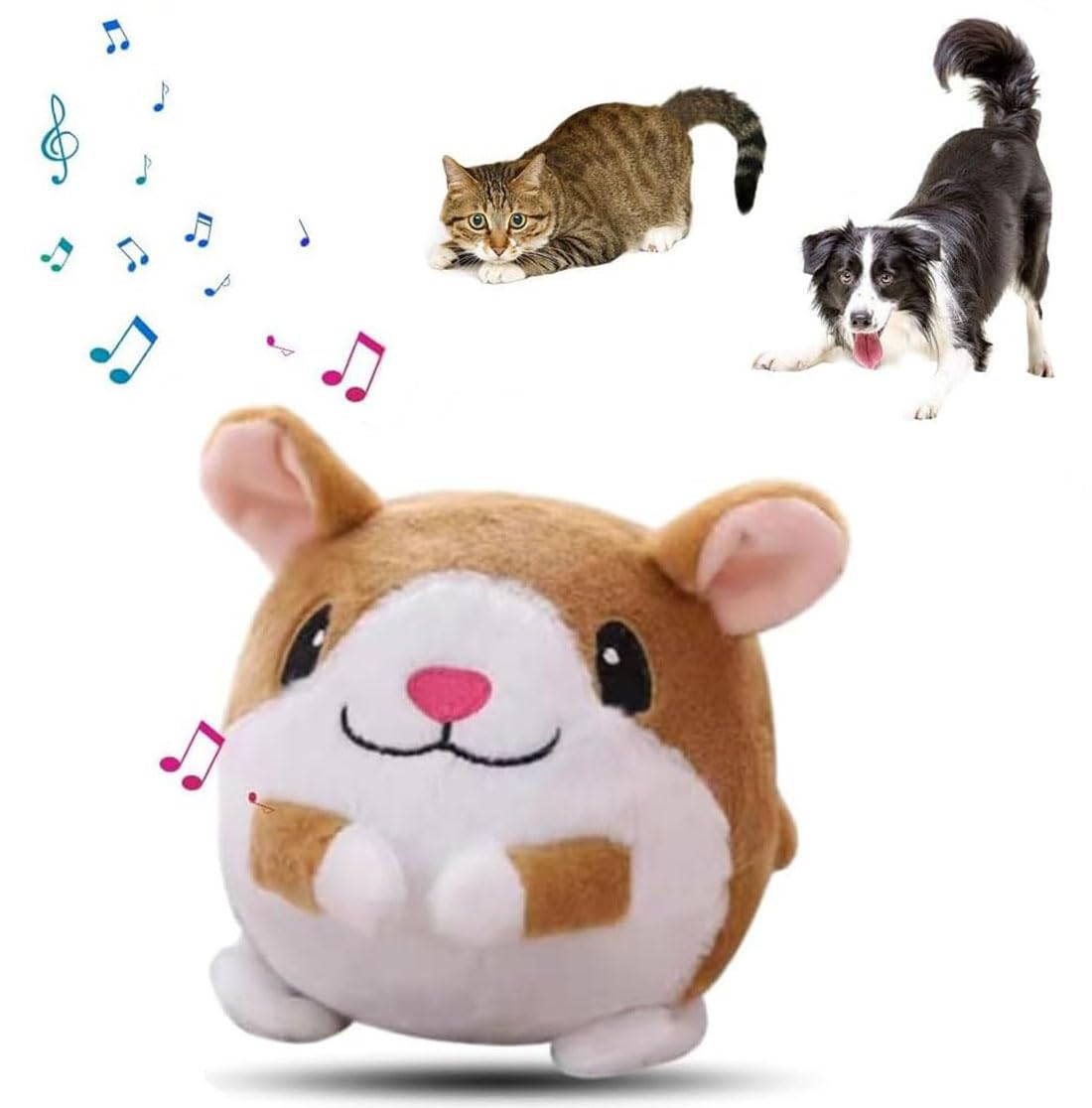 Active Moving Pet Plush Toy