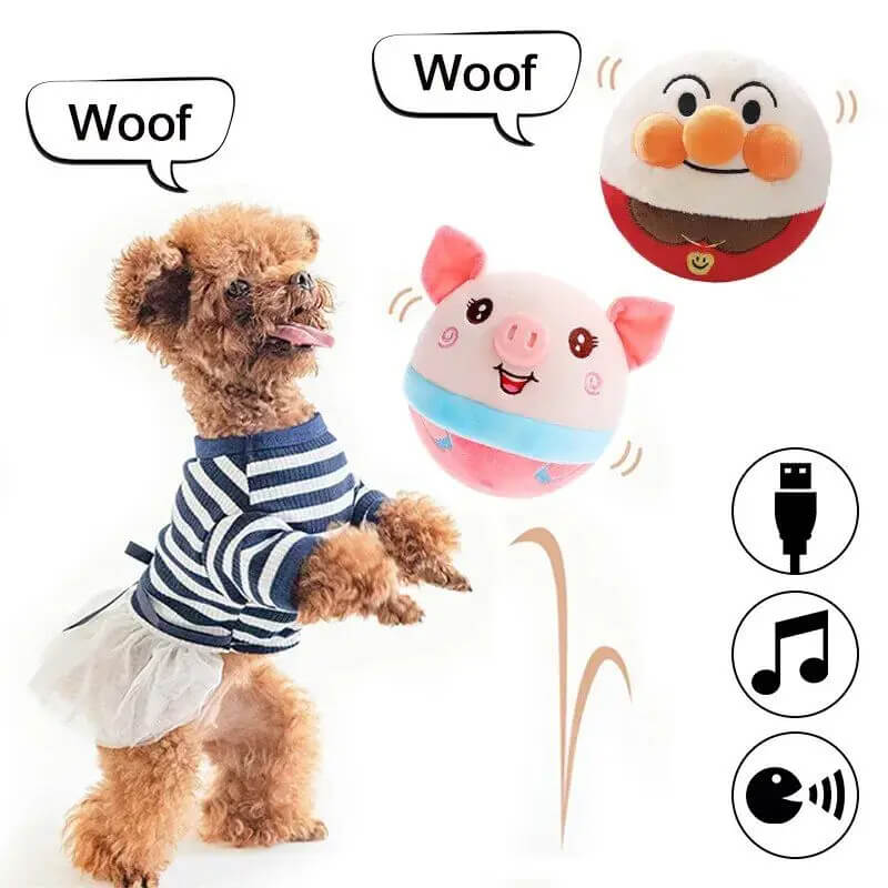 Active Moving Pet Plush Toy