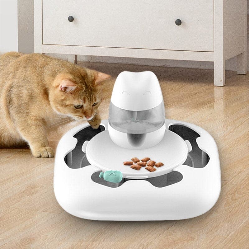 Automatic Treat Dispensing Cat Toy