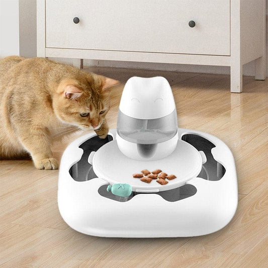 Automatic Treat Dispensing Cat Toy