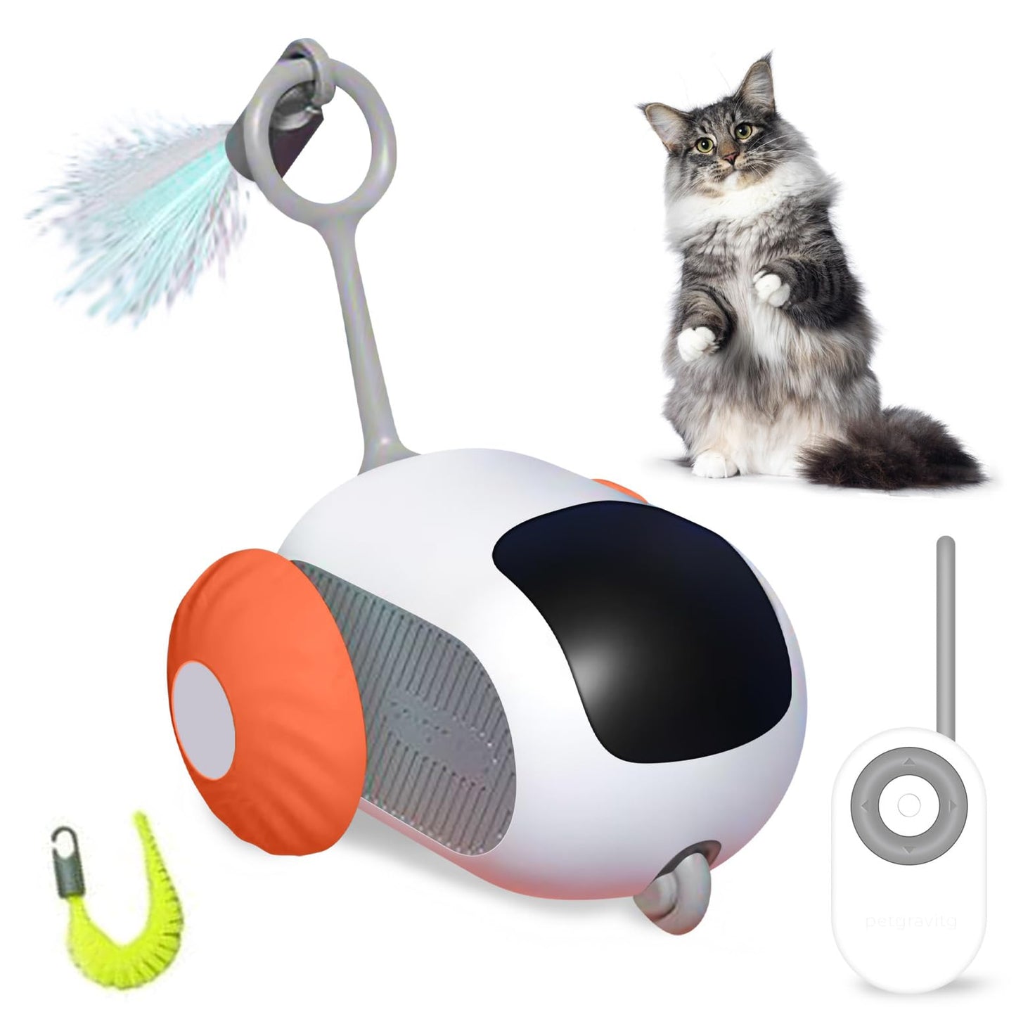 Interactive Cat Toys, Remote Control Car Kitten Toy