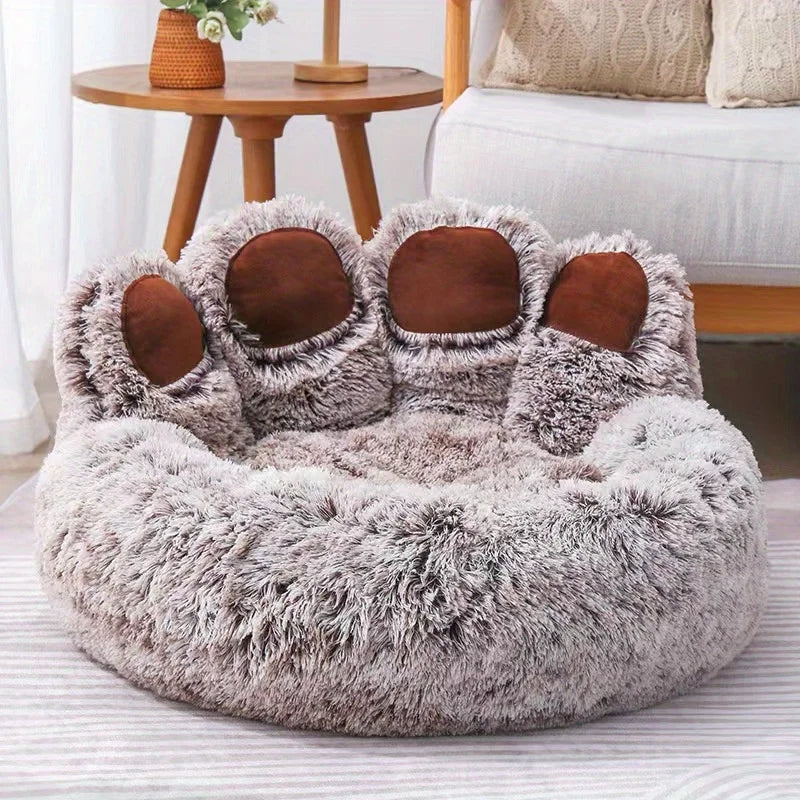 Bear Paw Shaped Pet Bed