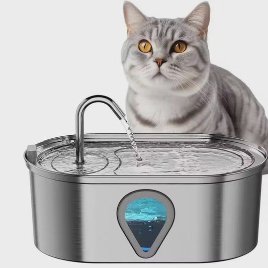 Cat & Dog Water Fountain Made with Stainless Steel