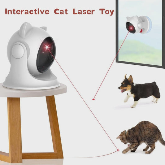 Cat Laser Toy Automatic, Interactive Laser Cat Toys for Indoor Cats/Kitty/Dogs