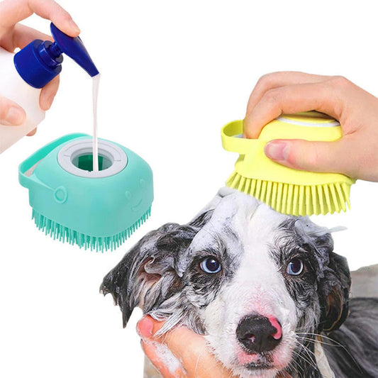 Dog Bath Massage Brush