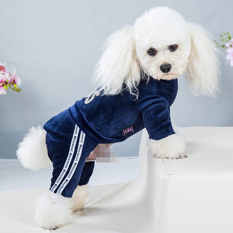 Dog Jumpsuit Warm Clothing For Small Dogs