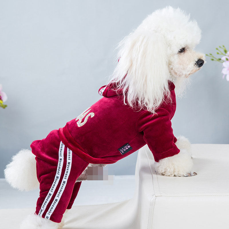 Dog Jumpsuit Warm Clothing For Small Dogs