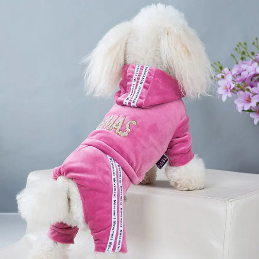 Dog Jumpsuit Warm Clothing For Small Dogs